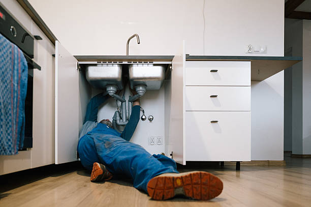 Professional Emergency Plumber technician working in Trinity, FL